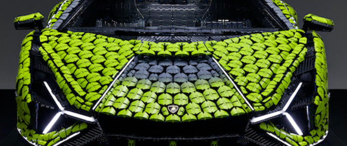 LEGO dévoile une Lamborghini grandeur nature avec 400 000 éléments