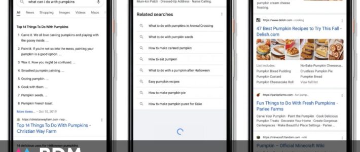 Google active le scroll infini sur mobile
