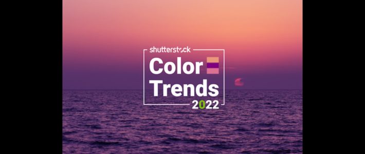 Shutterstock nous dévoile ses couleurs pour 2022