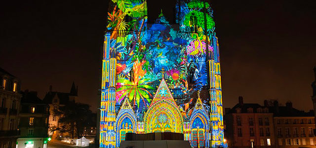 Lucia : le spectacle de Mapping vidéo sur la cathédrale de Nantes