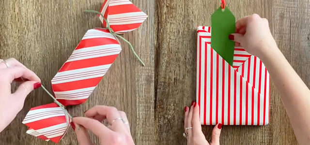 Sur TikTok, elle donne des idées pour emballer ses cadeaux de Noël