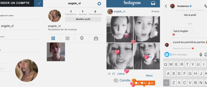 Angèle et Instagram rendent hommage à ses débuts sur la plateforme