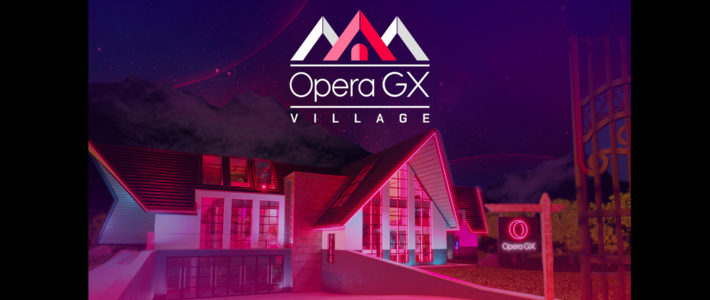 Opera GX crée un village paradisiaque pour gamers