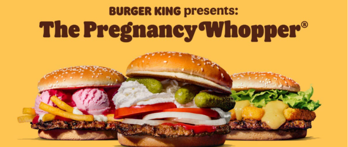 Burger King rÃ©pond aux plus folles envies des femmes enceintes!