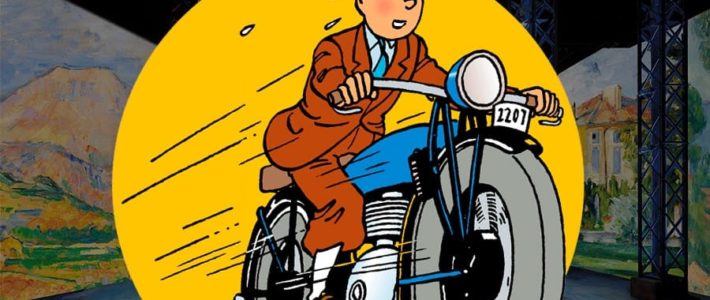 Tintin : une exposition immersive à l’Atelier des Lumières (Paris)