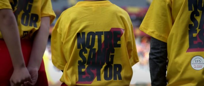 Le RC Lens modifie ses maillots pour appeler au don du sang